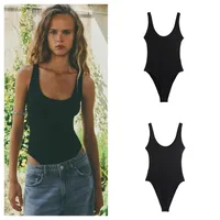 Women's Holiday Daily Selfie Sexy Solid Color Shorts Rompers main image 1