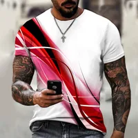 Men's T-shirt Short Sleeve Casual Simple Style Streetwear Printing main image 2