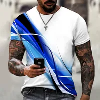 Men's T-shirt Short Sleeve Casual Simple Style Streetwear Printing main image 3