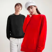 Men's Sweater/Fleece Shirt Pullovers Long Sleeve Men's Hoodies & Sweatshirts Europe And America Solid Color main image 1