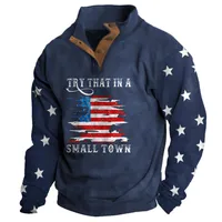 Men's Western Cowboy Print Long Sleeve Button - Up Casual Fashion Jacket Coat main image 4