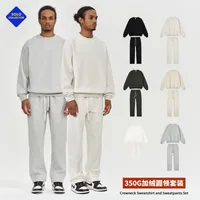 Men's Sweater/Fleece Shirt Pullovers Long Sleeve Men's Hoodies & Sweatshirts American Retro Solid Color main image 4