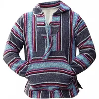 Tribal Style Men's Hoodie With 3D Printed Design, Comfortable Long Sleeve Pullover For Casual Wear main image 1