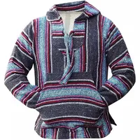 Tribal Style Men's Hoodie With 3D Printed Design, Comfortable Long Sleeve Pullover For Casual Wear main image 5