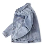 Spring Autumn Casual Men's Denim Jacket Oversized Workwear Coat Trendy Streetwear Ins Fashion Loose Fit main image 2