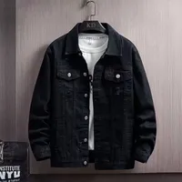 Spring Autumn Casual Men's Denim Jacket Oversized Workwear Coat Trendy Streetwear Ins Fashion Loose Fit main image 3