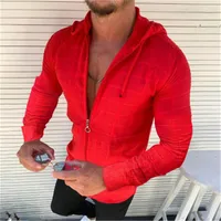 Men's British Hooded Long Sleeve Shirt, Solid Color Brushed Fleece Open Front Cardigan, Summer Casual Youth Fashion main image 5