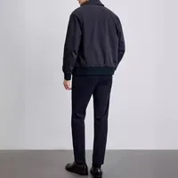 Italian Old Money Style Men's Lapel Jacket With Memory Fabric & Plaid Lining main image 4