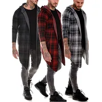 Men's Casual Trench Coat Mid - Length With Lapel Collar, Lightweight Water - Resistant Outdoor Jacket For Men main image 1