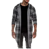 Men's Casual Trench Coat Mid - Length With Lapel Collar, Lightweight Water - Resistant Outdoor Jacket For Men main image 3