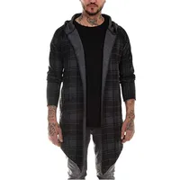 Men's Casual Trench Coat Mid - Length With Lapel Collar, Lightweight Water - Resistant Outdoor Jacket For Men main image 5