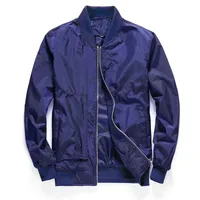 Men's Lightweight Korean Baseball Jacket Spring Autumn Flight Jacket Casual Modern Fit Outerwear sku image 16