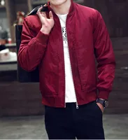 Men's Lightweight Korean Baseball Jacket Spring Autumn Flight Jacket Casual Modern Fit Outerwear main image 4