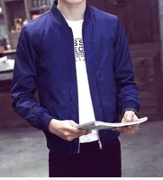 Men's Lightweight Korean Baseball Jacket Spring Autumn Flight Jacket Casual Modern Fit Outerwear main image 5