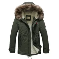 Men's Casual Winter Hooded Quilted Coat With Fleece Lining - Ultra Warm Thermal Jacket For Cold Weather sku image 22