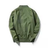 Men's MA1 Bomber Jacket Unisex Oversized Baseball Coat Spring Fall Casual Outerwear Streetwear For European American Youth main image 5