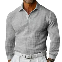Men's Long Sleeve Basic Solid Color main image 5
