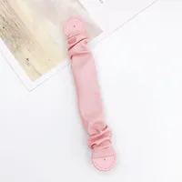 Pu Leather Solid Color Simple Style Wrist Strap Phone Cases sku image 3