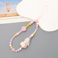 Arylic Cartoon Cute Mobile Phone Lanyard Phone Cases sku image 1