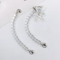 Cute Bear Artificial Crystal Mobile Phone Chain main image 1