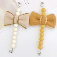 Sweet Bow Knot Arylic Spray Paint Mobile Phone Chain main image 4
