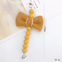 Sweet Bow Knot Arylic Spray Paint Mobile Phone Chain main image 2