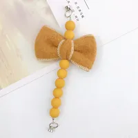 Sweet Bow Knot Arylic Spray Paint Mobile Phone Chain sku image 3