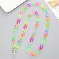 Vacation Color Block Arylic Beaded Mobile Phone Chain sku image 5