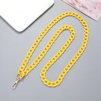 Vacation Color Block Arylic Beaded Mobile Phone Chain sku image 2