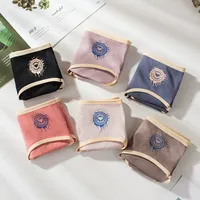 Solid Color Breathable Mid Waist Panties main image 2