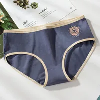 Solid Color Breathable Mid Waist Panties sku image 20