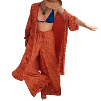 Casual Holiday Women's Elegant Printing Polyester Pants Sets Shorts Sets main image 3