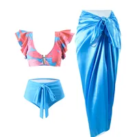 Women's Flower 1 Piece 2 Pieces Set 3 Pieces Set Swimwear main image 1
