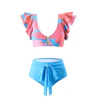 Women's Flower 1 Piece 2 Pieces Set 3 Pieces Set Swimwear main image 3