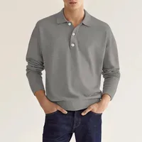 Men's Long Sleeve Basic Solid Color main image 2