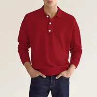 Men's Long Sleeve Basic Solid Color main image 4