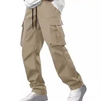 Men's Casual Daily Basic Solid Color Full Length Cargo Pants main image 3