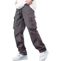 Men's Casual Daily Basic Solid Color Full Length Cargo Pants main image 4