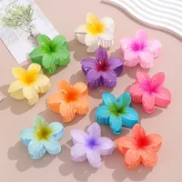 Women's Cute Simple Style Flower Plastic Stoving Varnish Hair Claws main image 1