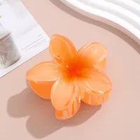 Women's Cute Simple Style Flower Plastic Stoving Varnish Hair Claws main image 4