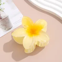 Women's Cute Simple Style Flower Plastic Stoving Varnish Hair Claws sku image 1