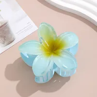 Women's Cute Simple Style Flower Plastic Stoving Varnish Hair Claws sku image 3