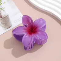 Women's Cute Simple Style Flower Plastic Stoving Varnish Hair Claws sku image 11