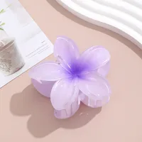 Women's Cute Simple Style Flower Plastic Stoving Varnish Hair Claws sku image 6