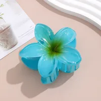Women's Cute Simple Style Flower Plastic Stoving Varnish Hair Claws sku image 7