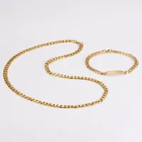 Casual Hip-Hop Round 304 Stainless Steel Women's Bracelets Necklace main image 4