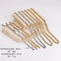 Casual Hip-Hop Round 304 Stainless Steel Women's Bracelets Necklace main image 2