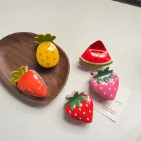 Girl'S Cute Fruit Arylic Hair Claws main image 2