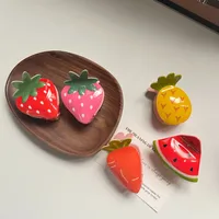Girl'S Cute Fruit Arylic Hair Claws main image 4