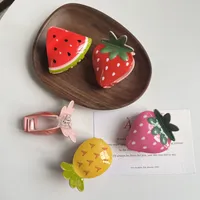Girl'S Cute Fruit Arylic Hair Claws main image 5